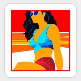 Summer Time Sticker